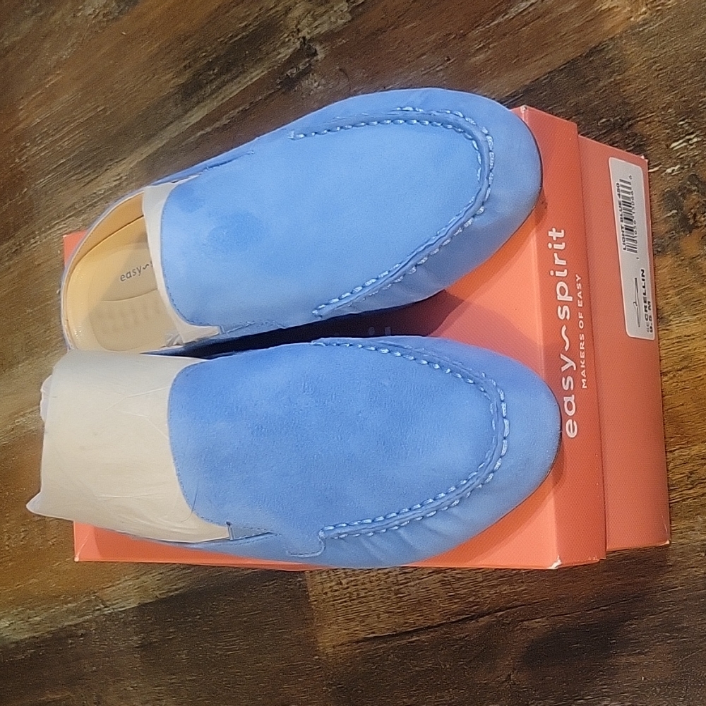 Easy Spirit Mule Blue Suede 9.5